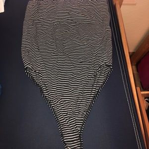 Striped bodysuit